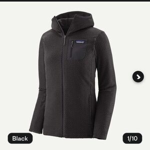 Patagonia Black R1 Full-Zip Hoody